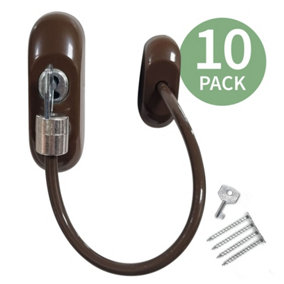 TruMAX Key-Locking Cable Restrictor (10 Pack) - Brown