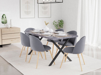 Small concrete dining deals table