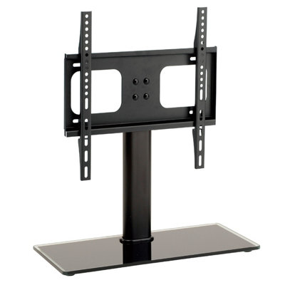 TTAP Fixed Tabletop Pedestal TV and Monitor Stand TT44F  Height Adjustable