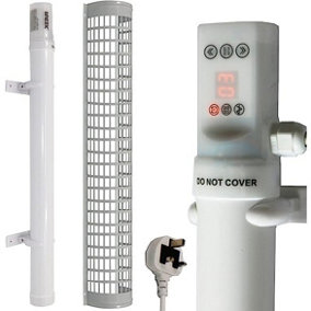 Tubular Heater 120W Low Energy - Tube 64cm And Cage Guard 61cm - Built in Digital Timer