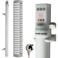 Tubular Heater 180W Low Energy - Tube 95cm And Cage Guard 91cm - Built in Digital Timer