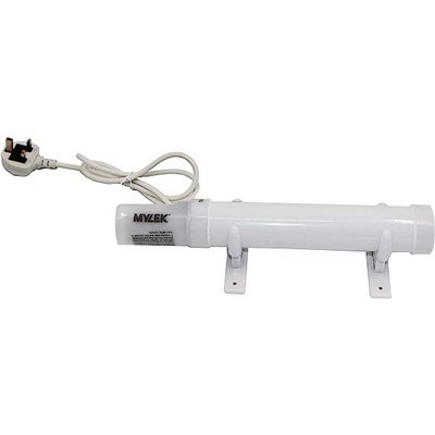Tubular Heater 60W Low Energy - Tube 34cm And Cage Guard 31cm - Built in Digital Timer
