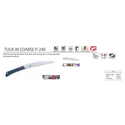 Okada Hardware Mfg Z-Saw Tuck-in Fine Saw (Tuck In Fine P-210