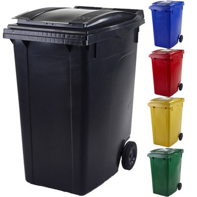 TUFF 360 Litre Wheeled Bin - Dark Green