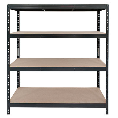 TUFF 360 Shelving - H1800 x W1500 x D450mm - 4 HDF Shelves (400kg UDL)