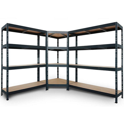 TUFF 360 Shelving - H1800 x W1500 x D450mm - 4 HDF Shelves (400kg UDL)
