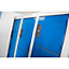 TUFF Lockers - 1  Compartment - H1800  x W300 x D300mm - Blue