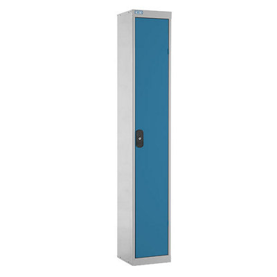 TUFF Lockers - 1 Compartment - H1800 x W450 x D450mm - Light Blue