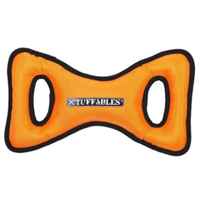 Tuffables Tuffa-Tug Dog Tug Chew Pull Toy Tough Orange