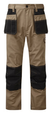 Tuffstuff Excel Trade Work Trousers Stone Brown - 32R