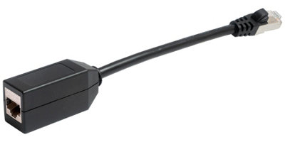 TUK - Cat6A RJ45 Port Saver, 0.1m