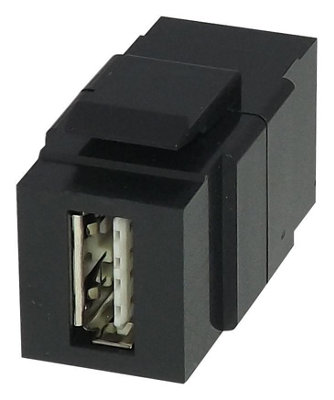 TUK - USB 3.0 A Female-A Female Keystone Coupler, Cross-Wired