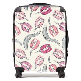 Tulips Design  Suitcase - Large