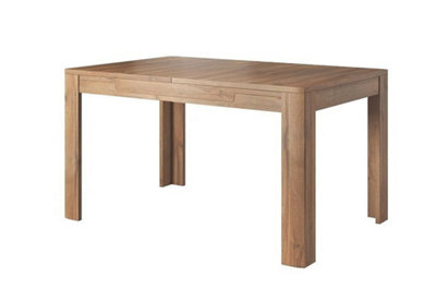 Tulsa Extensible Dining Table in Grandson Oak - W1420-2220mm x H770mm x D900mm