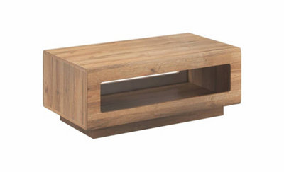 Tulsa Oak Grandson Coffee Table - W1100mm x H440mm x D600mm