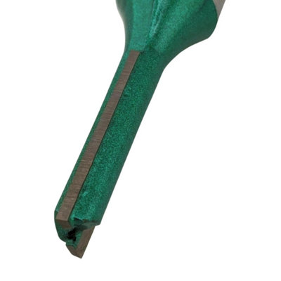 Tungsten Carbide Tipped Straight Router Cutter Bit, 2 Flute, 1/2