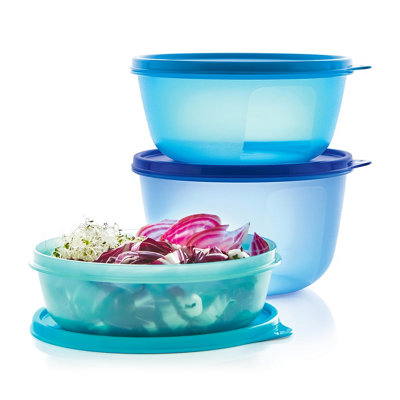 Tupperware Essentials Seal & Go Large Bowl 3 Piece Set DIY at B&Q