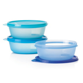 Tupperware Essentials Seal & Go Medium Bowl 3 Piece Set