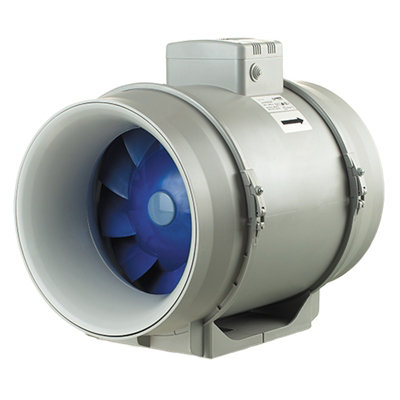 Turbo EC High Performance In-line Mixed Flow Fan with Low Energy EC ...