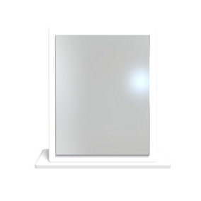 Turin Mirror in Kashmir Gloss & White (Ready Assembled)