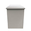 Turin Stool in Grey Gloss & White (Ready Assembled)
