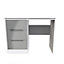 Turin Vanity in Grey Gloss & White (Ready Assembled)