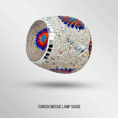 Turkish Moroccan Mosaic Pendant Ceiling Light Handmade Glass Hanging Lamp