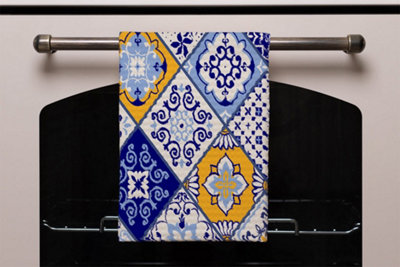 Turkish style. Azulejos tiles (Kitchen Towel) / Default Title