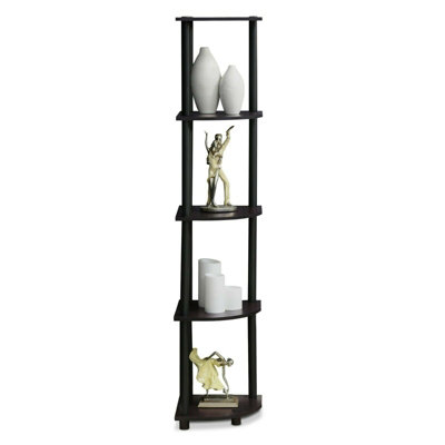 Turn-N-Tube 5-Tier Corner Display Rack - Space-Saving, Tool-Free ...