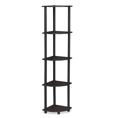 Turn-N-Tube 5-Tier Corner Display Rack - Space-Saving, Tool-Free ...