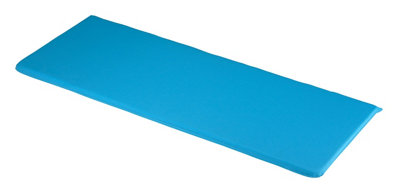 Turquoise 3 Seater Bench Cushions Outdoor Garden Furniture Cushion - L141 x W48 x H4 cm