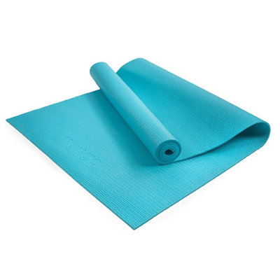 Turquoise Entry-Level Yoga Mat for Beginner Workouts
