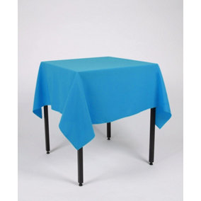 Turquoise Square Tablecloth 137cm x 137cm (54" x 54")