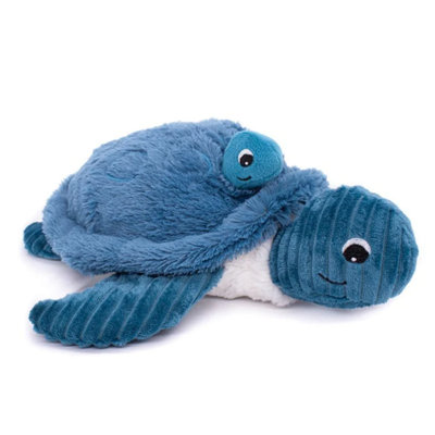 Turtle Plush Soft Cuddly Toy Sauvenou Mum Baby Blue Animal Plushie