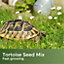 Turtle/Tortoise Grass & Flower Seed Mix - Fast Growing - Bulk Pack 100g - Garden Lawncare Guy