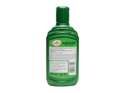 Turtle Wax 52812 Black in a Flash Trim & Tyre Wax 300ml TWX52812