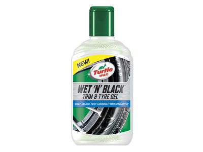 Turtle Wax 53144 Wet 'n' Black Trim & Tyre Gel 300ml TWX53144