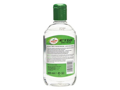 Turtle Wax 53144 Wet 'n' Black Trim & Tyre Gel 300ml TWX53144