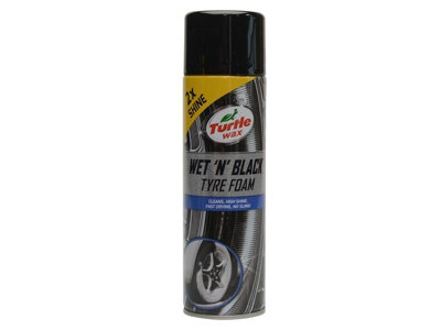 Turtle Wax 53145 Wet 'n' Black Tyre Foam 500ml TWX53145