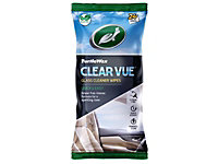 Turtle Wax 54073 Clear Vue Glass Cleaner Wipes (Pack of 24) TWX54073
