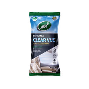 Turtle Wax 54073 Clear Vue Glass Cleaner Wipes (Pack of 24) TWX54073