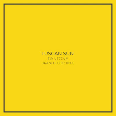 Tuscan Sun Yellow Toughened Glass Kitchen Splashback - 1000mm x 1000mm