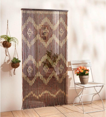 Bamboo Curtains Buy Beaded Door Curtain Big Dot Bamboo Beaded