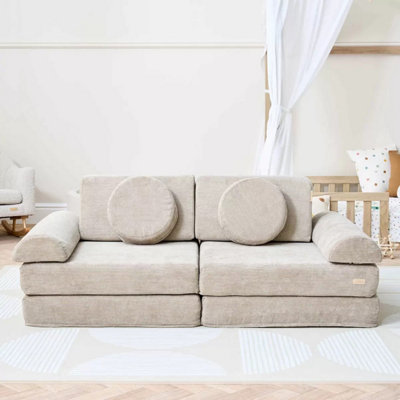 Tutti Bambini Playrama Montessori Play Sofa in Beige Convertible