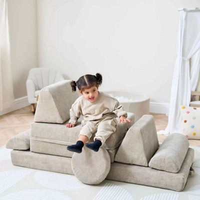 Tutti Bambini Playrama Montessori Play Sofa in Beige Convertible