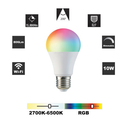 Tuya shop rgb bulb