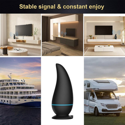 TV Aerial Freeview Indoor TV Aerial with 560+ Miles Range Reception TV ...