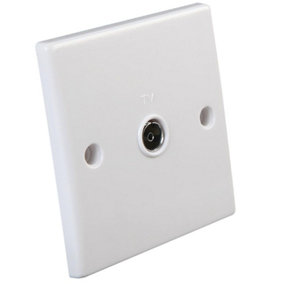 Tv Aerial Socket Faceplate Female Coxial Socket for TV Aerial