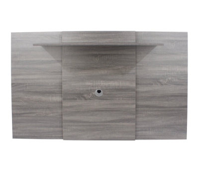 TV display wall panel, extendable or fixed, Lido grey oak effect