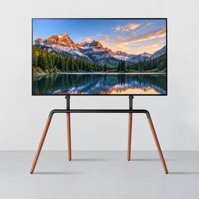 TV Floor Stand for 42-75 Inch TVs, Height Adjustable Freestanding ...